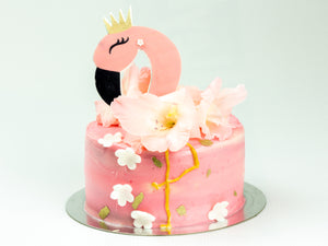 Freddie the Flamingo Birthday Cake