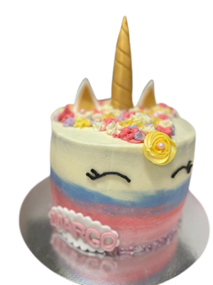 Unicorn Eyelash Birthday Cake Range