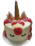 Unicorn Eyelash Birthday Cake | Dark Blush