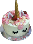 Unicorn Eyelash Birthday Cake | Light Blush