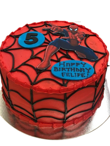 Superhero Birthday Cake - Batman/Spiderman | Mundheep Makes - YouTube